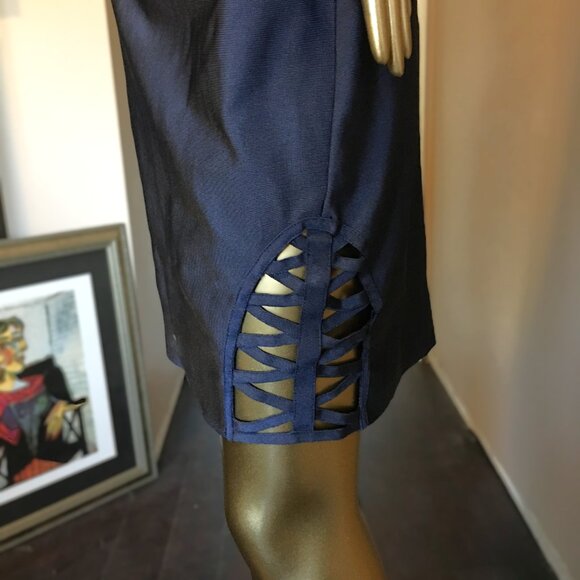 VENUS Midnight Blue Bandage Strappy Dress NEW WITH TAG!!! - Picture 6 of 16